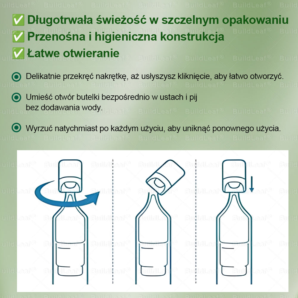 PL Oficjalny Sklep🚚 | BuildLeaf® GLP-1 8-in-1 Fit & Vital Soluzione Orale (Tylko raz dziennie, widoczne efekty już w 7 dni) ✅ Na otyłość, zdrowie sercowo-naczyniowe, cukrzycę, bezdech senny, zdrowie jelit, problemy stawowe i inne