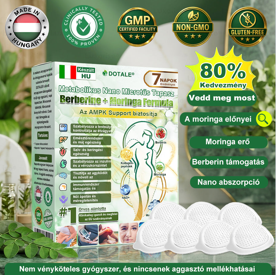 𝑫𝑶𝑻𝑨𝑳𝑬® 𝙈𝙚𝙩𝙖𝙗𝙤𝙡𝙞𝙩 𝙉𝙖𝙣𝙤 𝙈𝙞𝙠𝙧𝙤𝙨𝙯á𝙡𝙖𝙨 𝘾𝙨𝙚𝙢𝙥é𝙨𝙯🎄 (Csak naponta egyszer használható, látható eredmények 7 napon belül!) ✅ Berenil + Moringa formuláció, ideális tömegtúlzsúlláshoz, bőrhiányossághoz, cukorbetegséghez, apnához és ízületi problémákhoz 💥💥