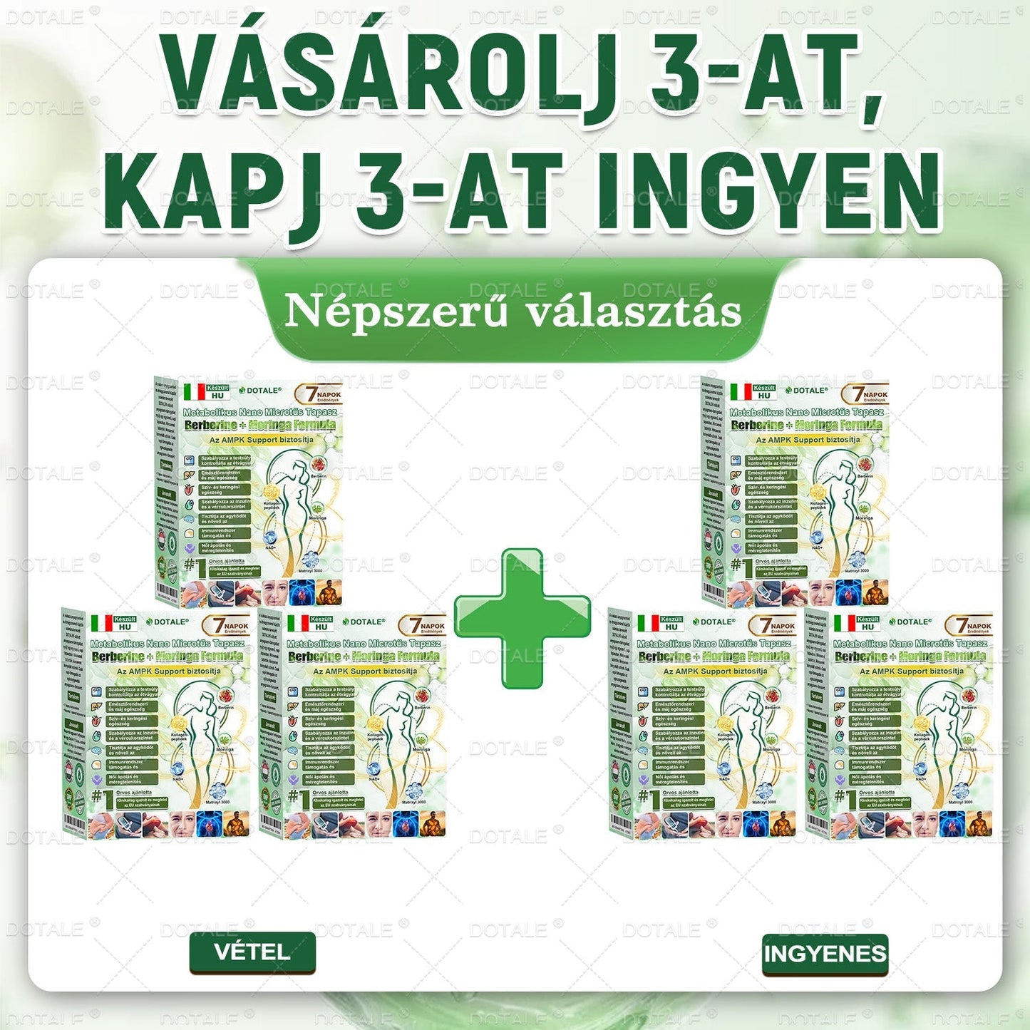 𝑫𝑶𝑻𝑨𝑳𝑬® 𝙈𝙚𝙩𝙖𝙗𝙤𝙡𝙞𝙩 𝙉𝙖𝙣𝙤 𝙈𝙞𝙠𝙧𝙤𝙨𝙯á𝙡𝙖𝙨 𝘾𝙨𝙚𝙢𝙥é𝙨𝙯🎄 (Csak naponta egyszer használható, látható eredmények 7 napon belül!) ✅ Berenil + Moringa formuláció, ideális tömegtúlzsúlláshoz, bőrhiányossághoz, cukorbetegséghez, apnához és ízületi problémákhoz 💥💥