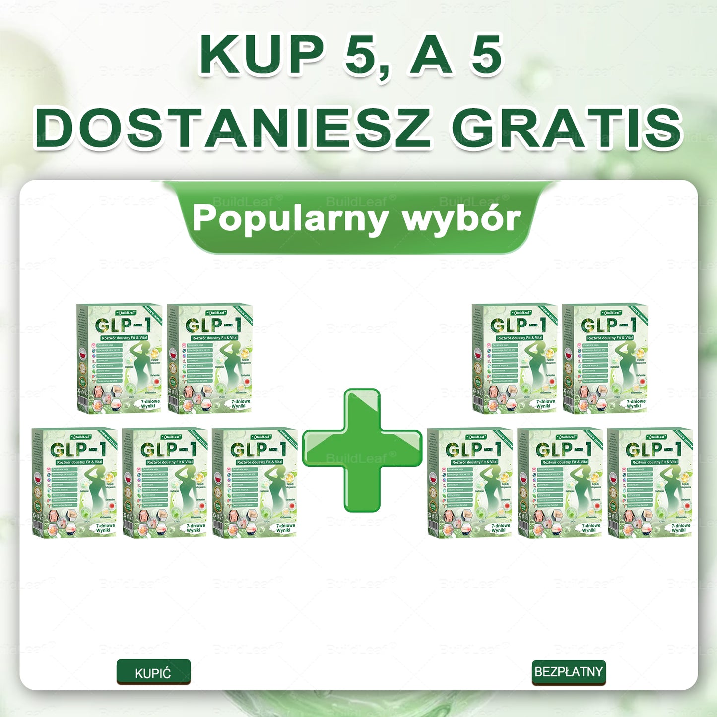PL Oficjalny Sklep🚚 | BuildLeaf® GLP-1 8-in-1 Fit & Vital Soluzione Orale (Tylko raz dziennie, widoczne efekty już w 7 dni) ✅ Na otyłość, zdrowie sercowo-naczyniowe, cukrzycę, bezdech senny, zdrowie jelit, problemy stawowe i inne