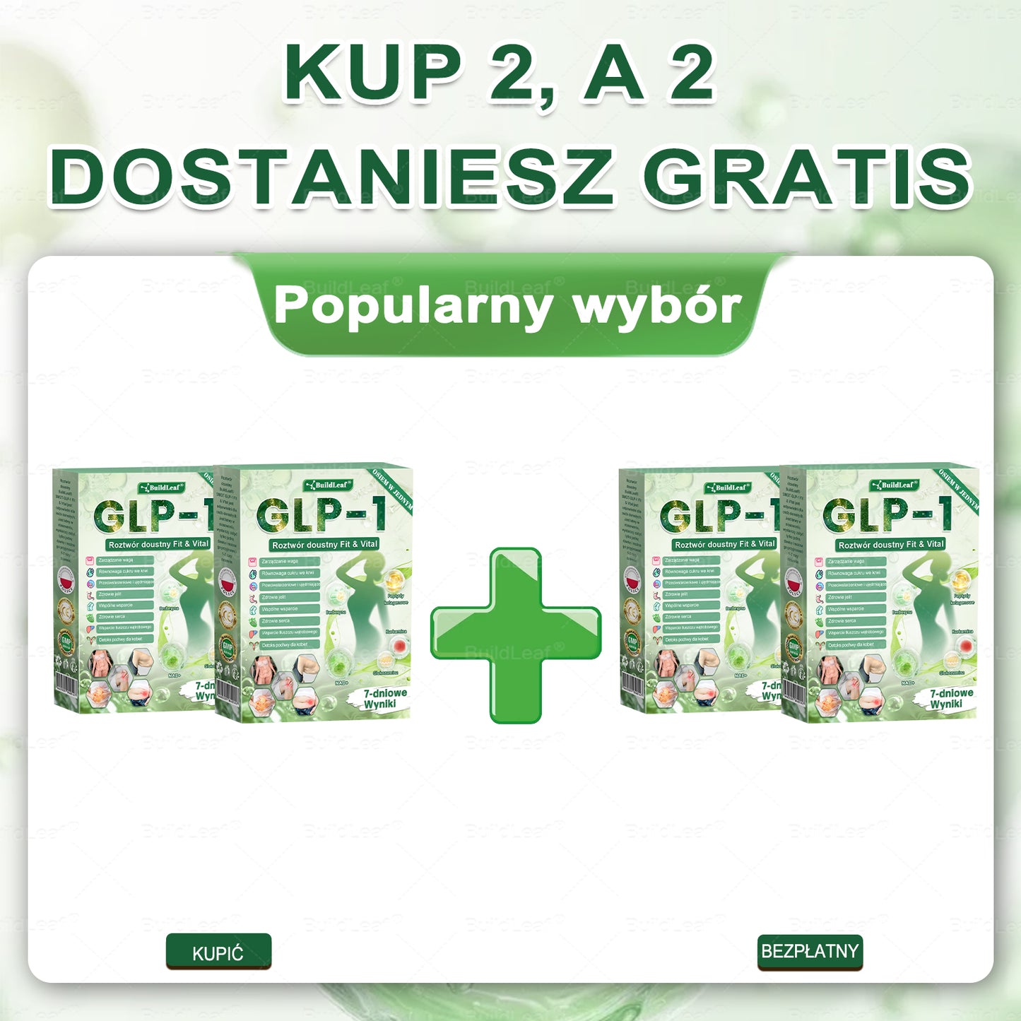 PL Oficjalny Sklep🚚 | BuildLeaf® GLP-1 8-in-1 Fit & Vital Soluzione Orale (Tylko raz dziennie, widoczne efekty już w 7 dni) ✅ Na otyłość, zdrowie sercowo-naczyniowe, cukrzycę, bezdech senny, zdrowie jelit, problemy stawowe i inne