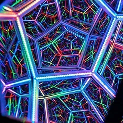 (🎁2025New Year Hot Sale🎁 49% Off🎁)Infinite Dodecahedron Color Art Light