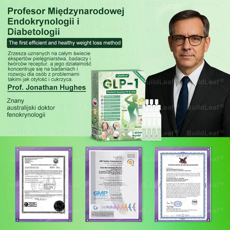 PL Oficjalny Sklep🚚 | BuildLeaf® GLP-1 8-in-1 Fit & Vital Soluzione Orale (Tylko raz dziennie, widoczne efekty już w 7 dni) ✅ Na otyłość, zdrowie sercowo-naczyniowe, cukrzycę, bezdech senny, zdrowie jelit, problemy stawowe i inne